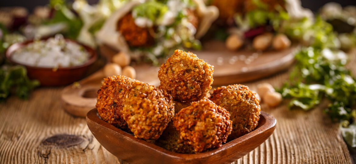 Fresh Chickpeas falafel cafe food